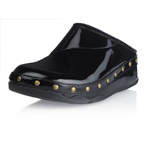 Fitflop Shoes - Women's FitFlop Happy Gogh Shiny Clogs 105-001